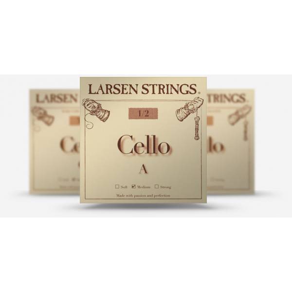 Larsen Original Cello Strings Tunsgten Set - Fractional Size